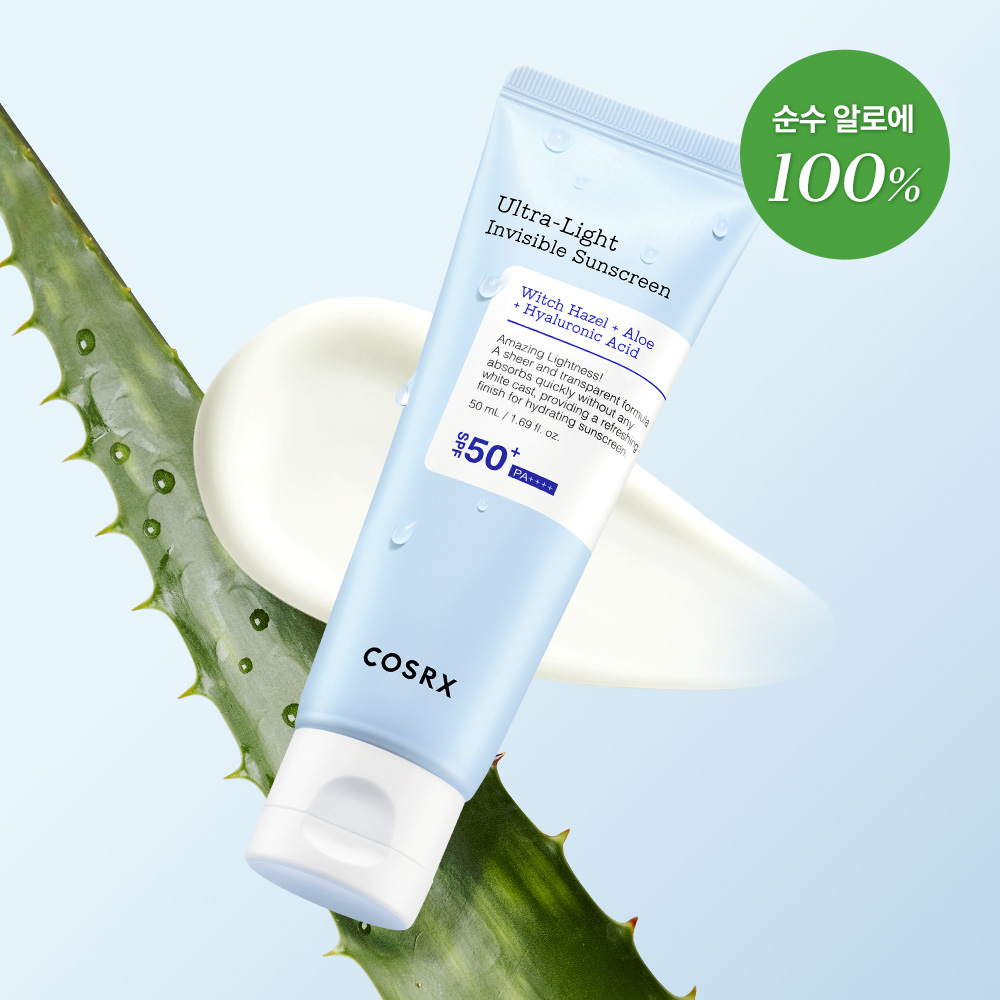 Lengvas apsauginis veido kremas nuo saulės "Ultra - Light Invisible Sunscreen SPF50+ PA++++", 50 ml