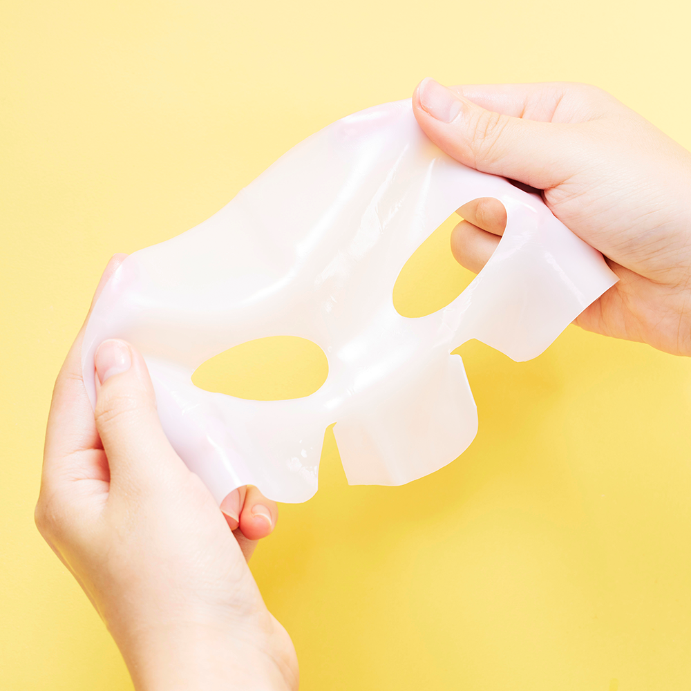 Hidrogelinė veido kaukė su sraigių mucinu "Advanced Snail Mucin Glass Glow Hydrogel Mask"