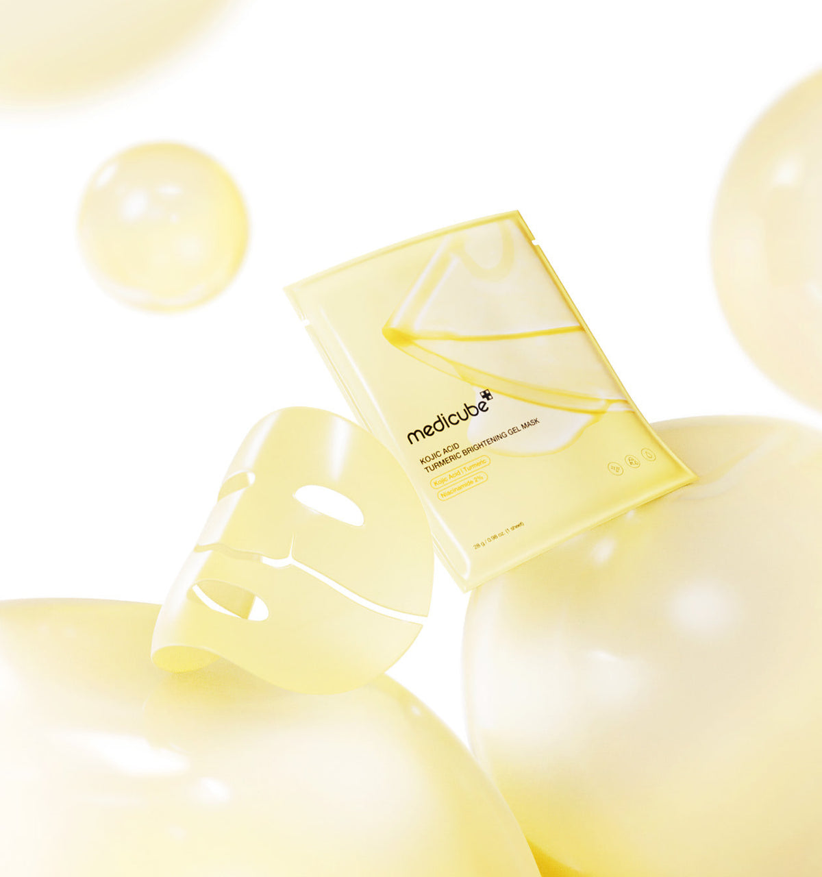 Veido kaukė "Kojic Acid Turmeric Brightening Gel Mask"
