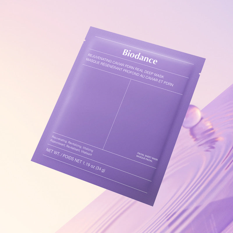 Regeneruojanti hidrogelinė veido kaukė "Rejuvenating Caviar PDRN Real Deep Mask",