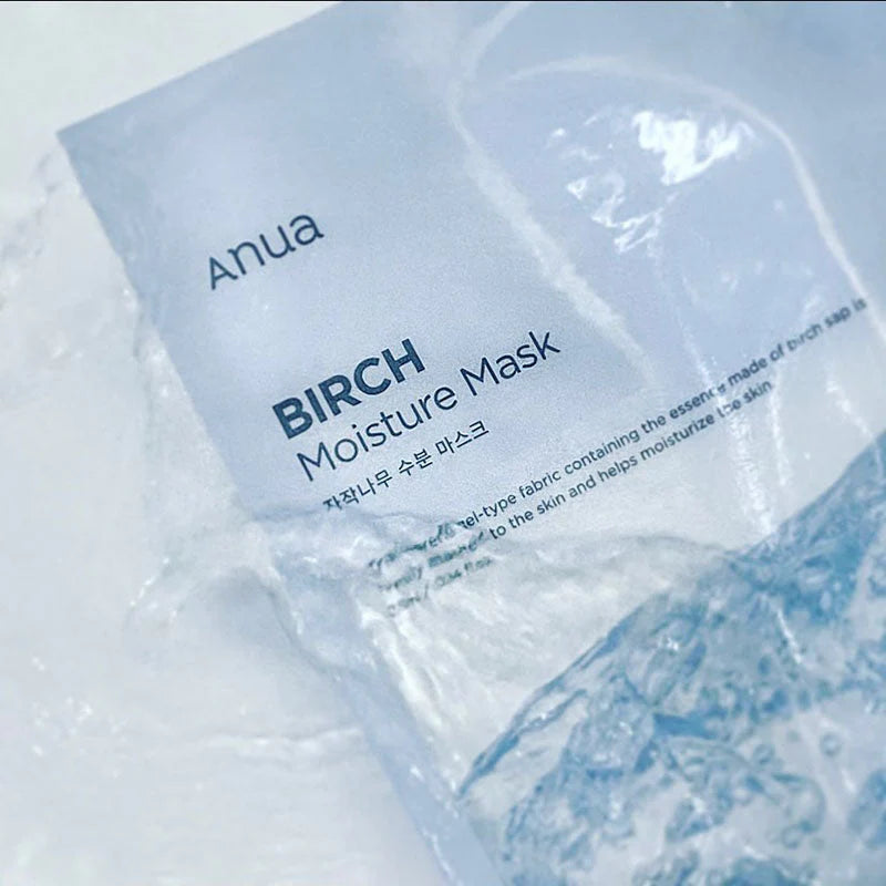 Drėkinamoji veido kaukė su beržų sula "Birch Moisture Sheet Mask", 5 vnt.