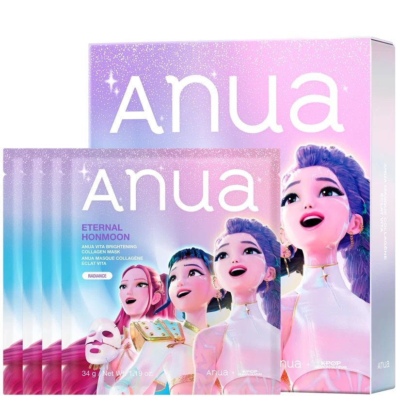 Hidrogelinė veido kaukė "K-Pop Demon Hunters Vita Brightening Collagen Mask"