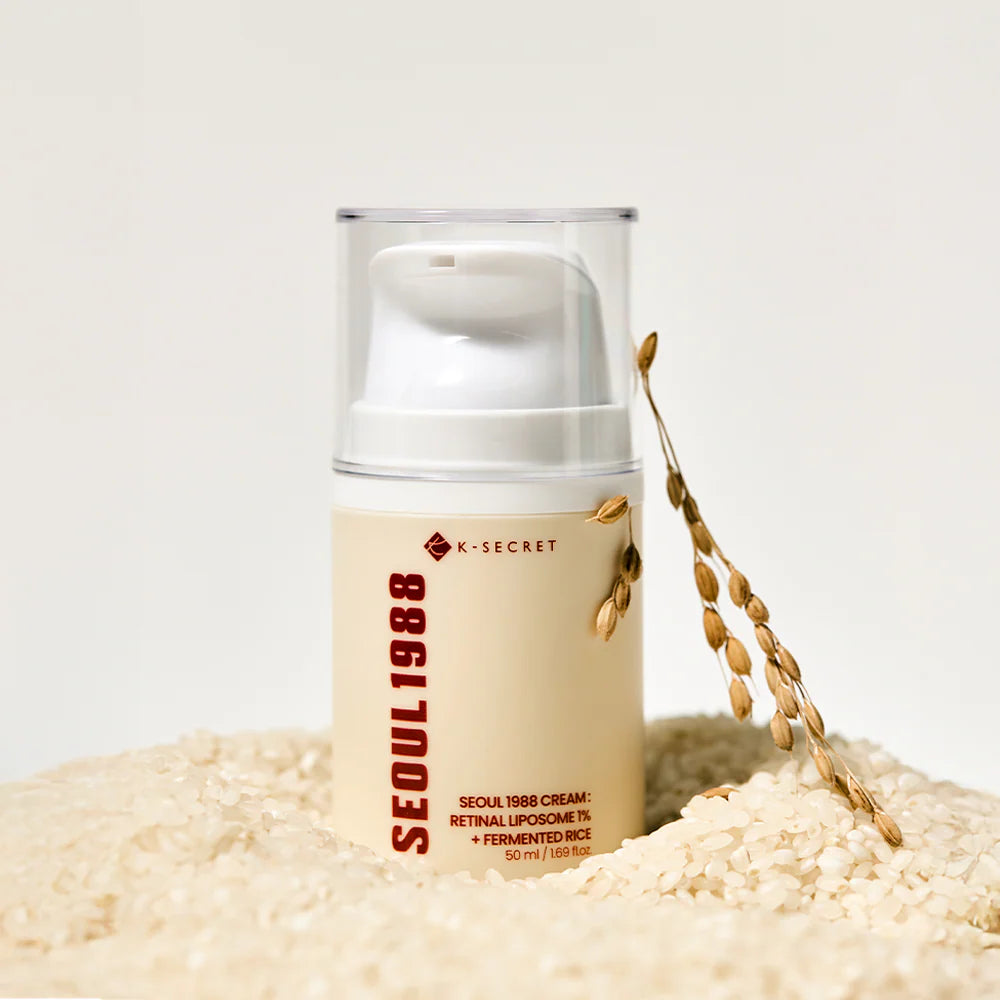 Veido kremas su 1 % retinaliu "SEOUL 1988 Cream: Retinal Liposome 1% + Fermented Rice", 50 ml