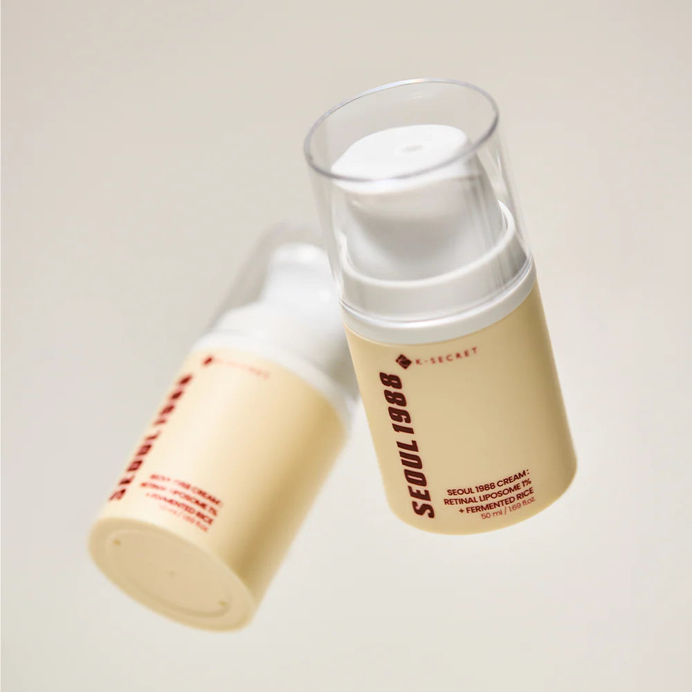 Veido kremas su 1 % retinaliu "SEOUL 1988 Cream: Retinal Liposome 1% + Fermented Rice", 50 ml