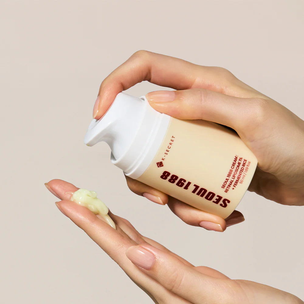 Veido kremas su 1 % retinaliu "SEOUL 1988 Cream: Retinal Liposome 1% + Fermented Rice", 50 ml