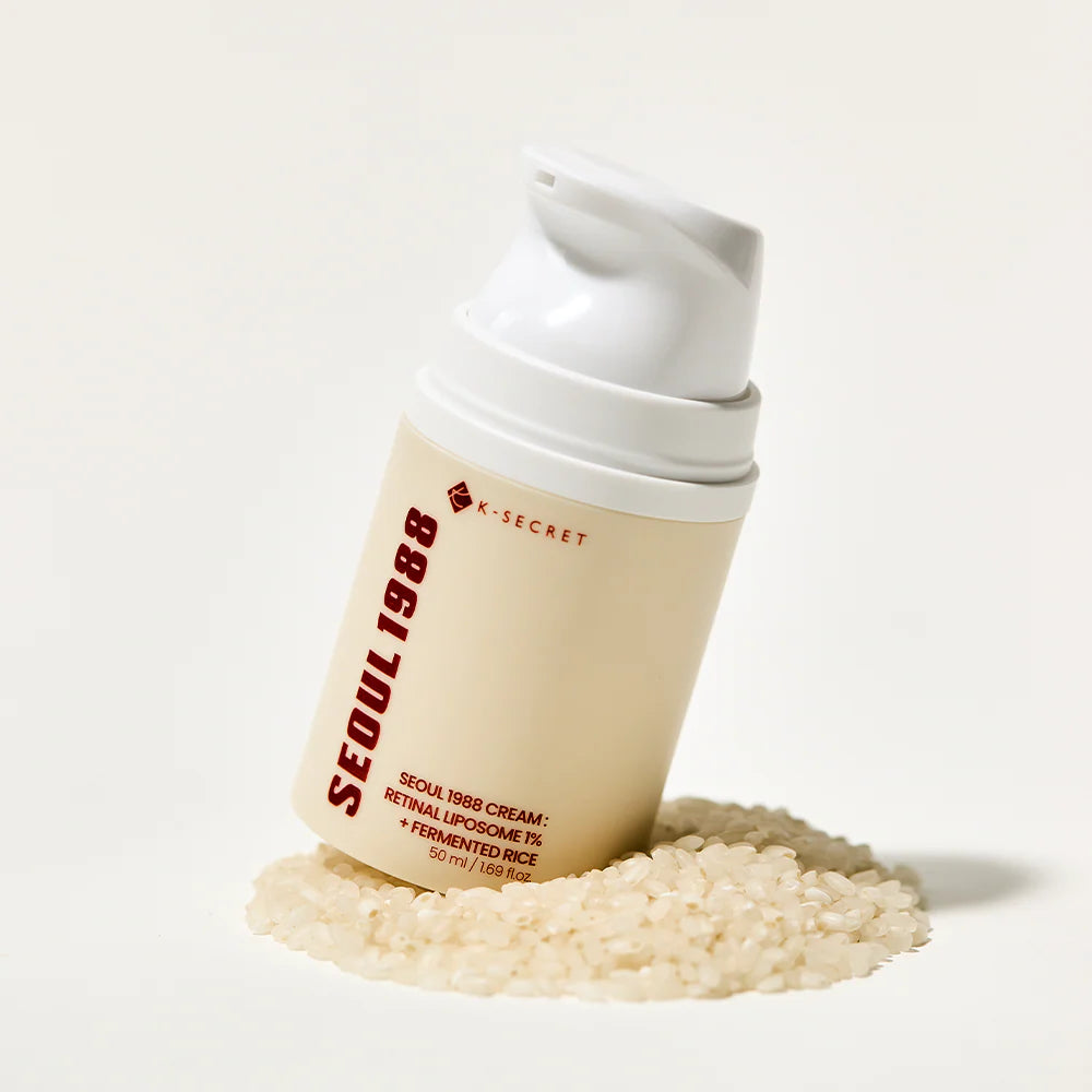 Veido kremas su 1 % retinaliu "SEOUL 1988 Cream: Retinal Liposome 1% + Fermented Rice", 50 ml