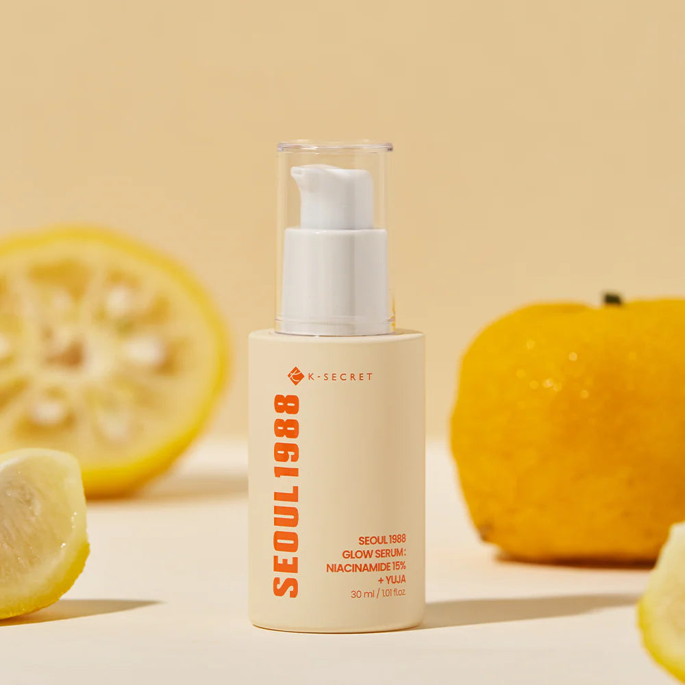 Skaistinamasis veido serumas "SEOUL 1988 Glow Serum: Niacinamide 15% + Yuja", 30 ml