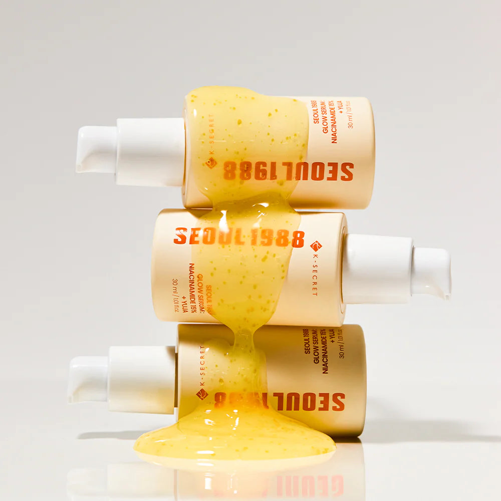 Skaistinamasis veido serumas "SEOUL 1988 Glow Serum: Niacinamide 15% + Yuja", 30 ml