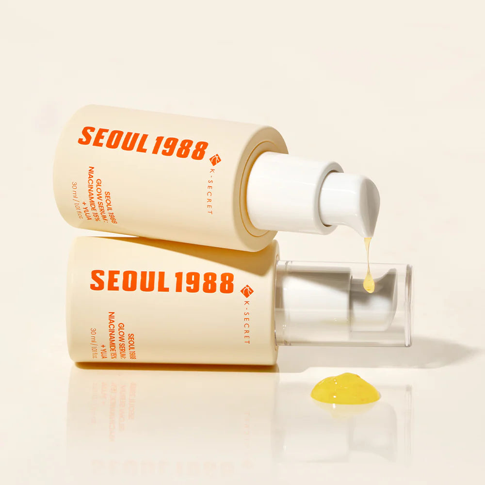 Skaistinamasis veido serumas "SEOUL 1988 Glow Serum: Niacinamide 15% + Yuja", 30 ml