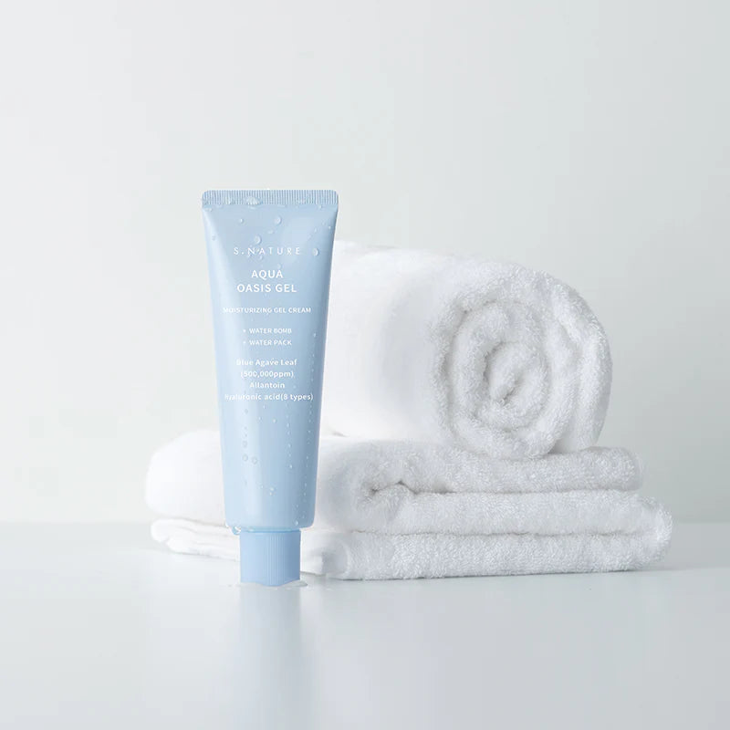 Drėkinamasis gelinis veido kremas "Aqua Oasis Moisturizing Gel", 80 ml