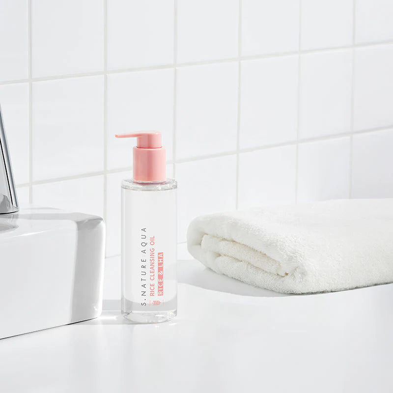 Aliejinis veido prausiklis "Aqua Rice Cleansing Oil", 200 ml