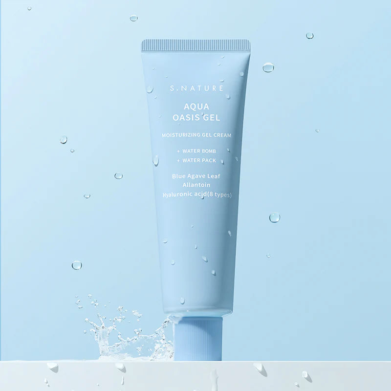 Drėkinamasis gelinis veido kremas "Aqua Oasis Moisturizing Gel", 80 ml