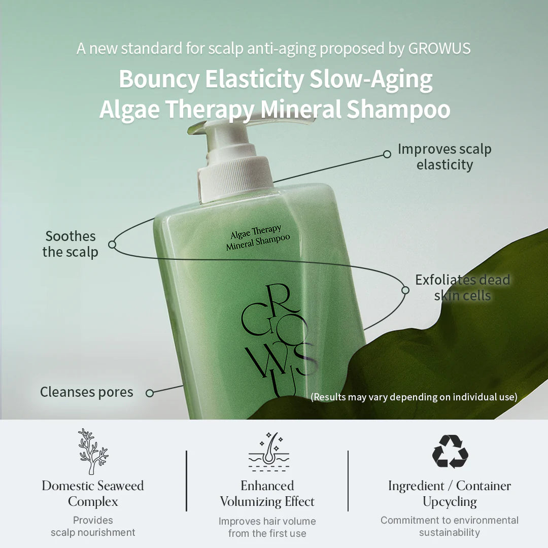 Plaukų šampūnas "Algae Therapy Mineral Shampoo", 500 g