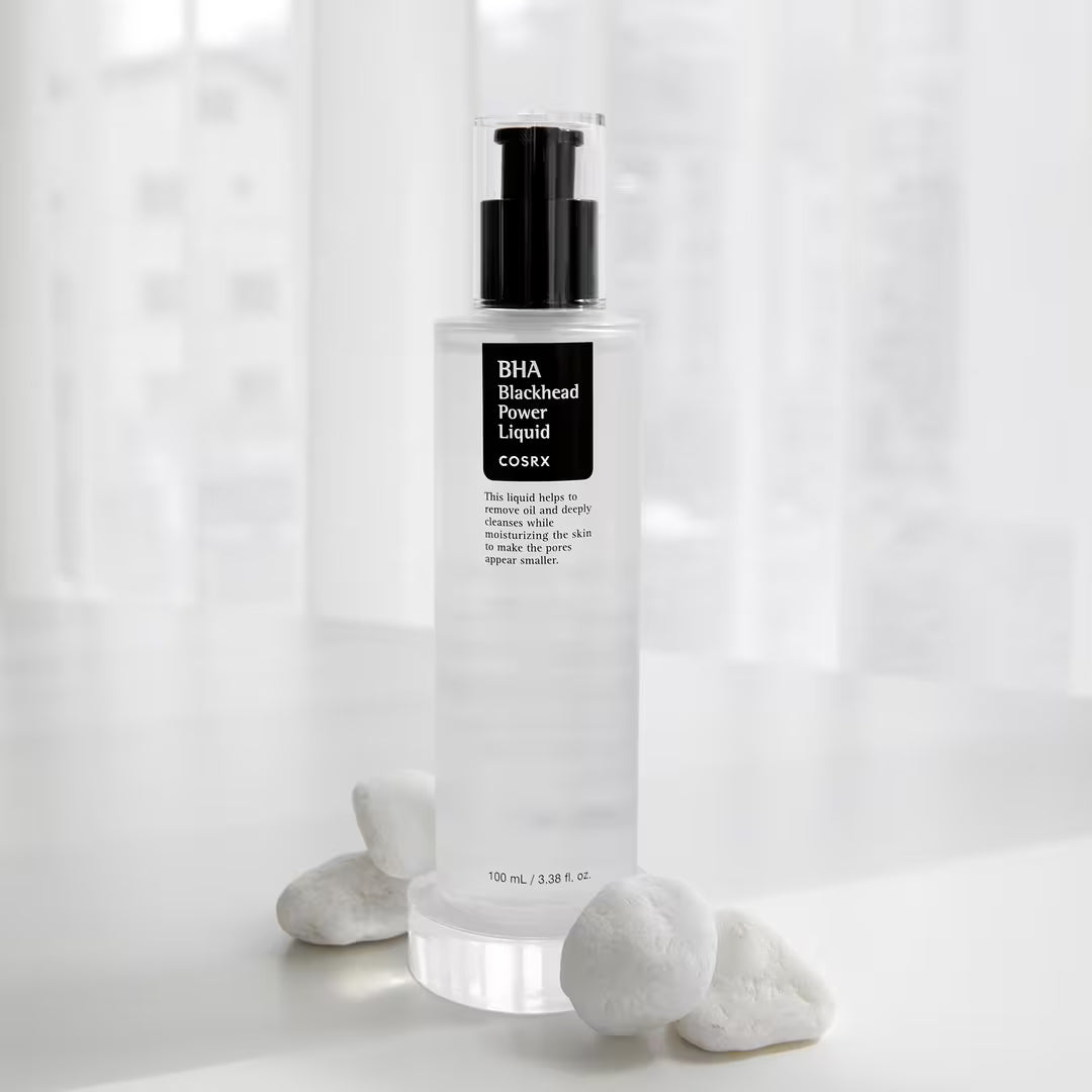 Šveičiamoji esencija nuo inkštirų su BHA rūgštimi ir niacinamidu "COSRX - BHA Blackhead Power Liquid", 100 ml