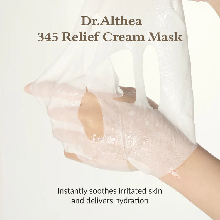 Raminamoji lakštinė veido kaukė "345 Cream Mask", 25 g
