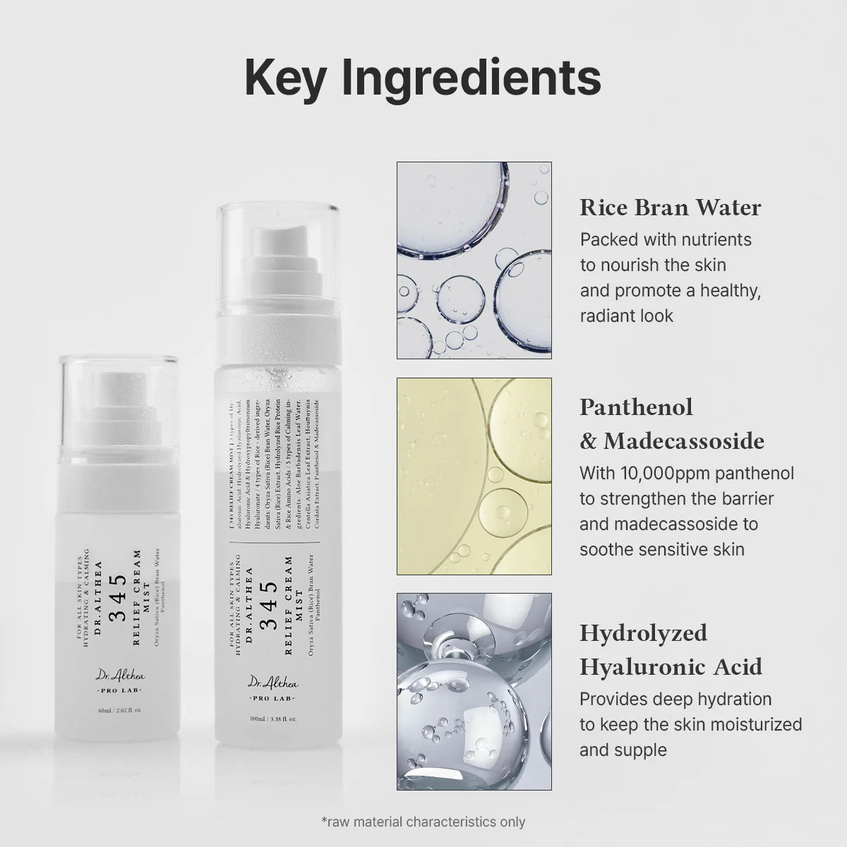 Dvifazė veido dulksna "345 Relief Cream Mist", 100 ml