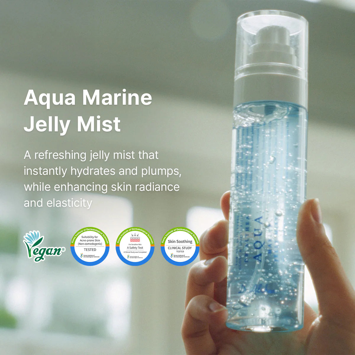 Želė tekstūros veido dulksna "Aqua Marine Jelly Mist", 100 ml