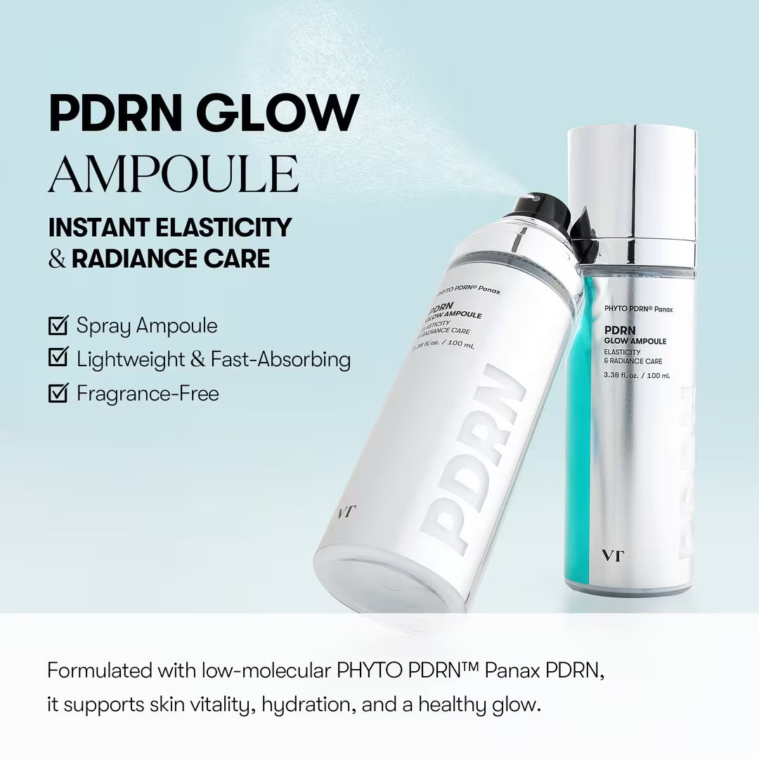 Švytėjimo suteikianti veido dulksna "PDRN Glow Ampoule", 100 ml
