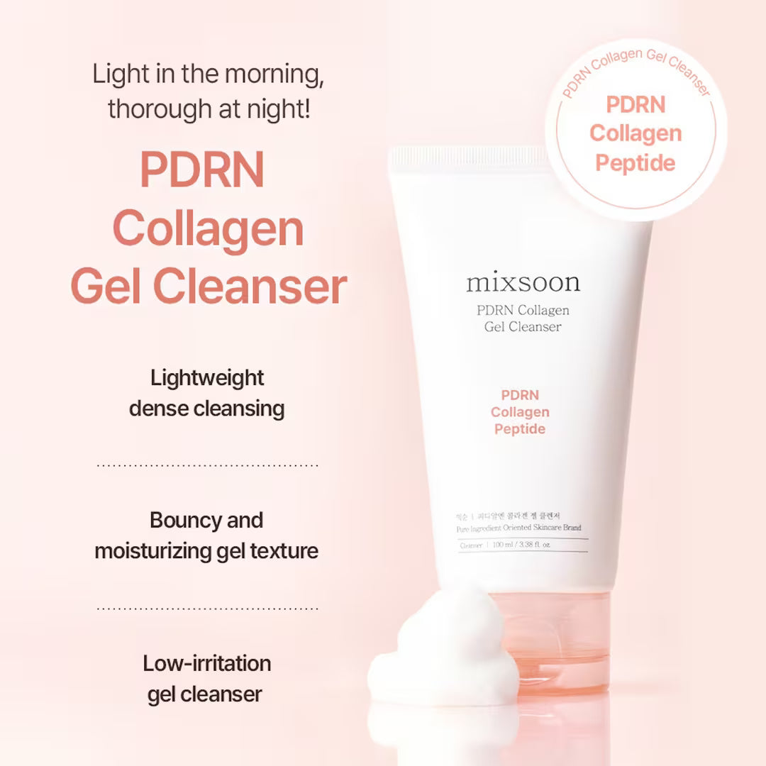 Gelinis veido prausiklis "PDRN Collagen Gel Cleanser", 100 ml