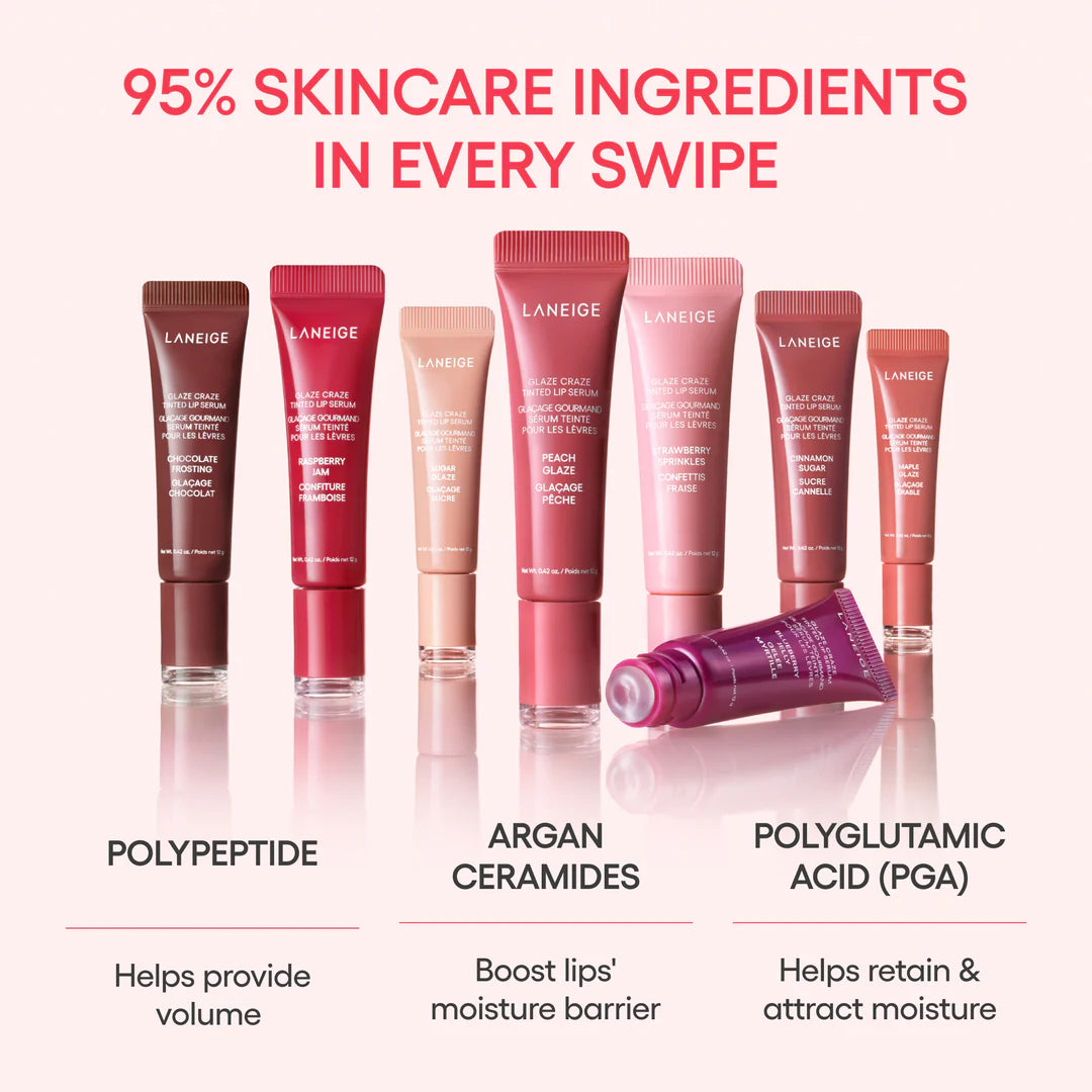 Lūpų balzamas - serumas su atspalviu "Glaze Craze Tinted Lip Serum (Blueberry Jelly)", 12 g