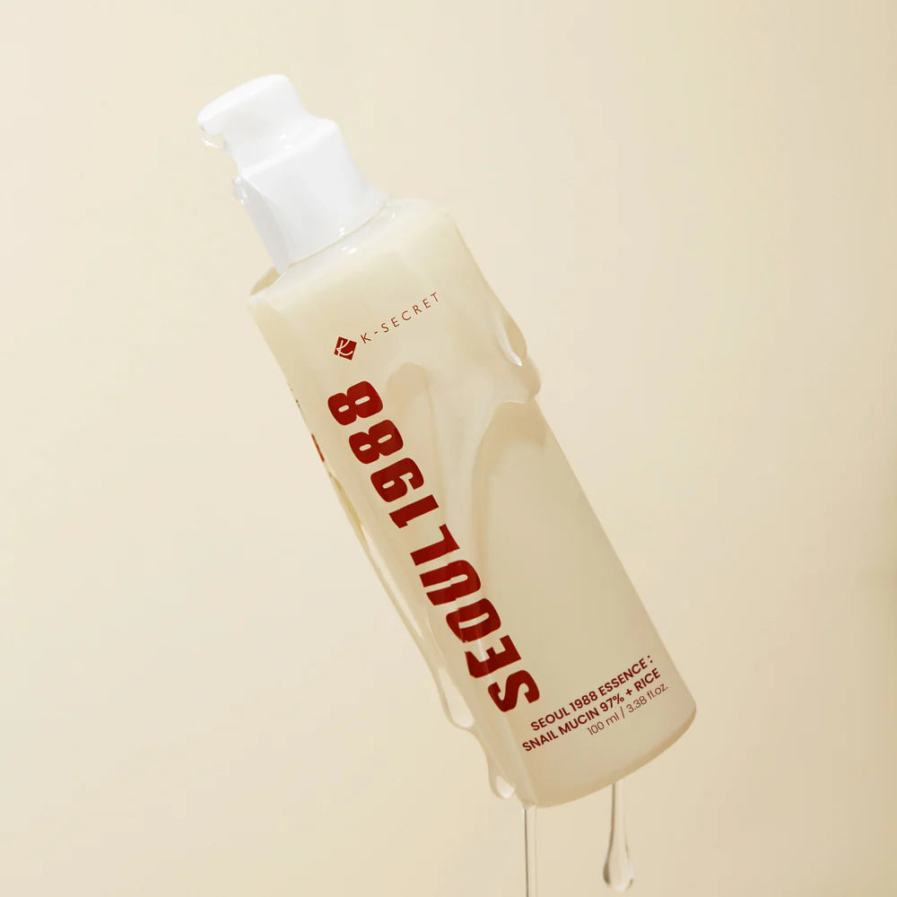 Raminamoji veido esencija "SEOUL 1988 Essence: Snail Mucin 97% + Rice", 100 ml