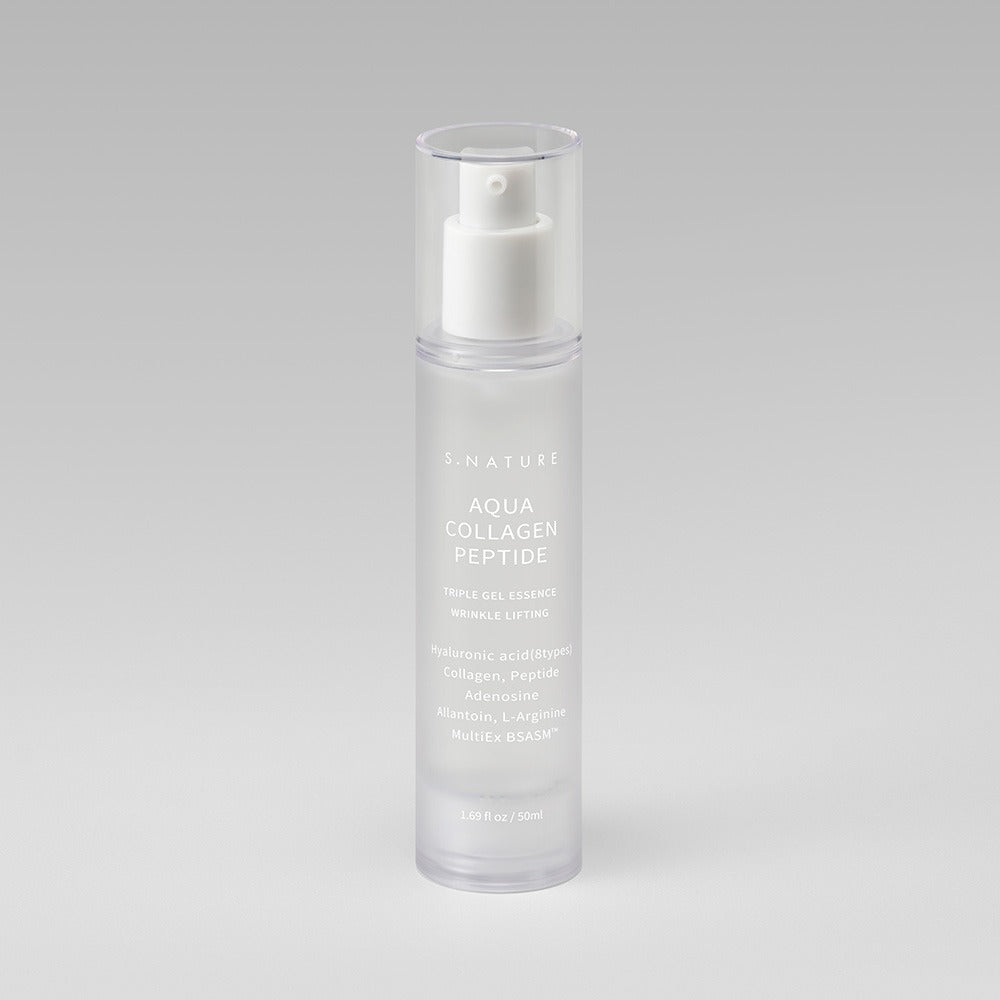 Elastingumo suteikianti veido esencija "Aqua Collagen Peptide Triple Gel Essence", 50 ml