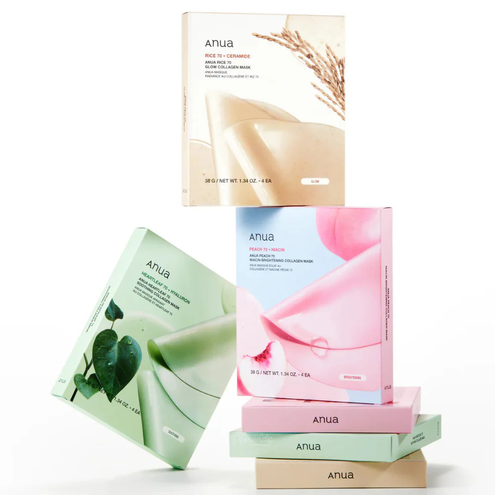 Raminamoji hidrogelinė veido kaukė "Heartleaf 70 Soothing Collagen Mask"