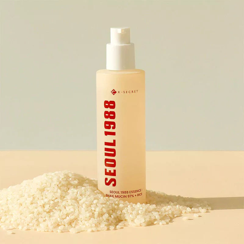 Raminamoji veido esencija "SEOUL 1988 Essence: Snail Mucin 97% + Rice", 100 ml