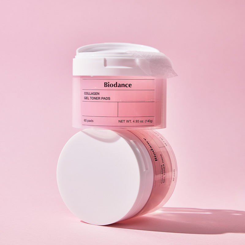 Stangrinamieji veido toniko padeliai "Collagen Gel Toner Pads", 60 vnt.