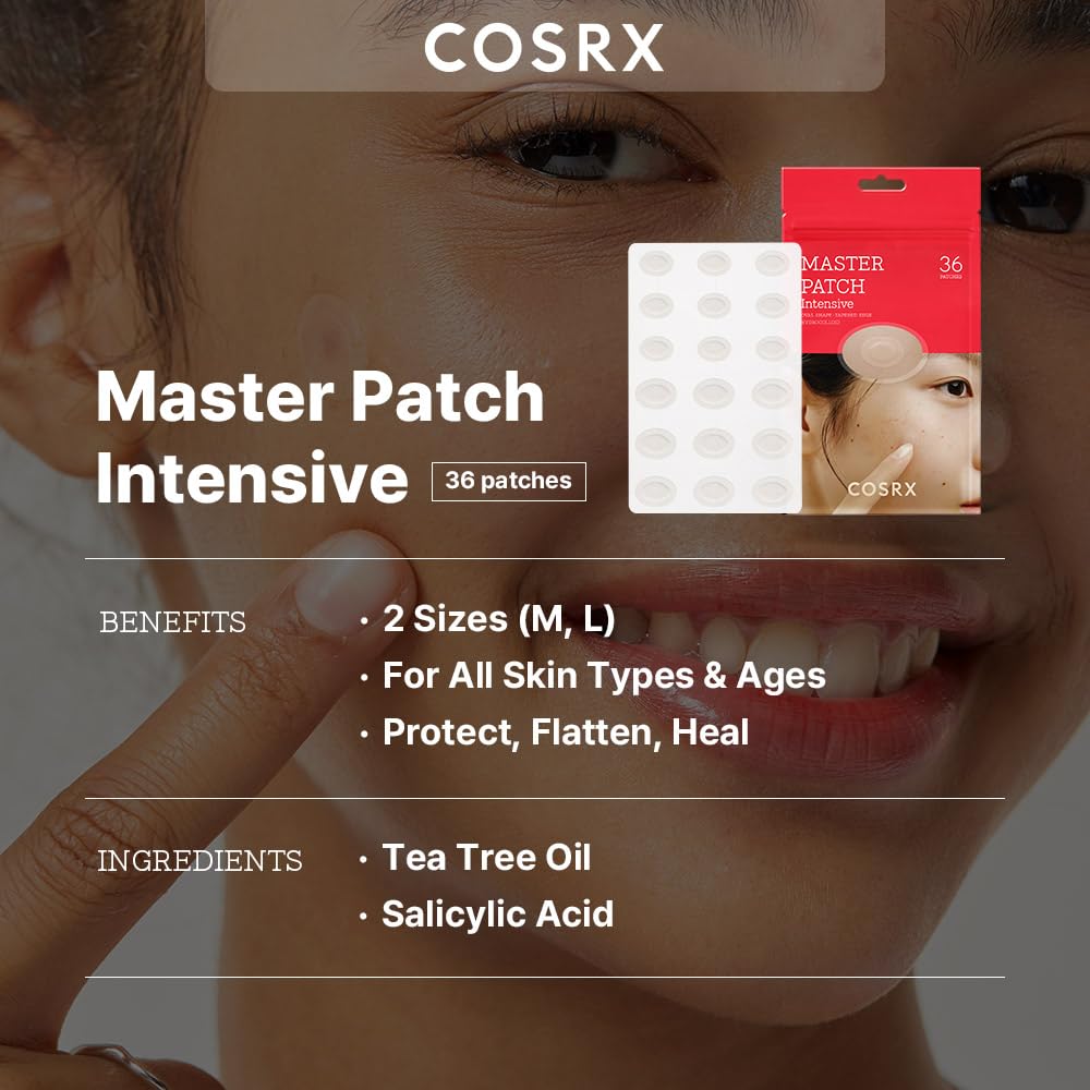 Pleistrai spuogams "Master Patch Intensive - Healing Eczema Patches", 36 vnt.