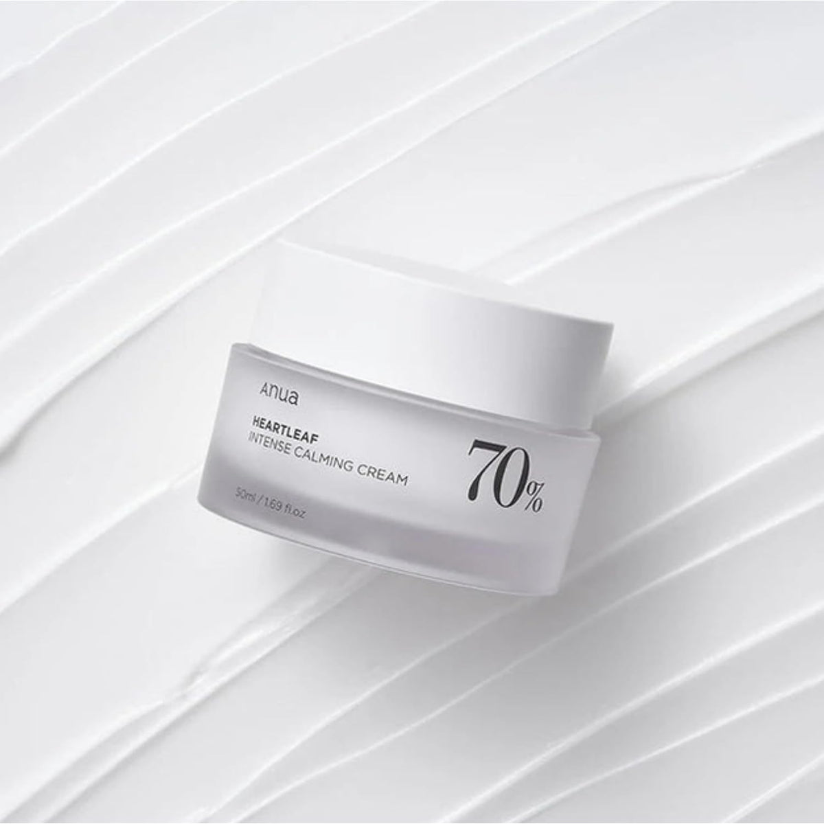 Raminamasis veido kremas "Heartleaf 70% Intense Calming Cream", 50 ml