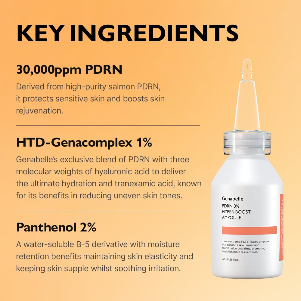 Koncentruota veido ampulė "PDRN 3% Hyper Boost Ampoule", 40 ml
