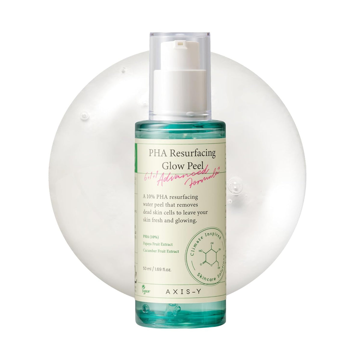 Gelinis veido šveitiklis "PHA Resurfacing Glow Peel", 50 ml