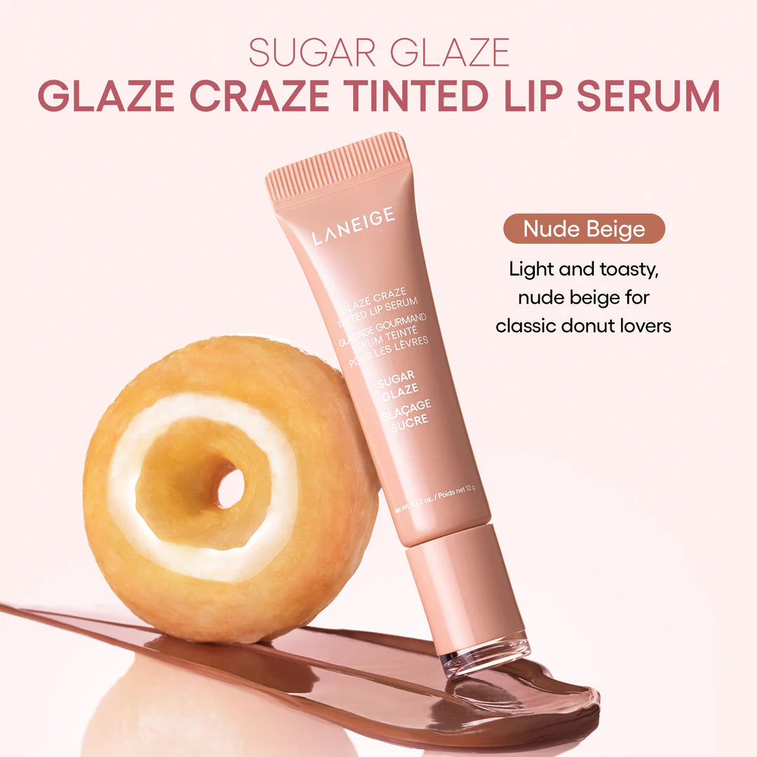 Lūpų balzamas - serumas su atspalviu "Glaze Craze Tinted Lip Serum (Sugar Glaze)", 12 g
