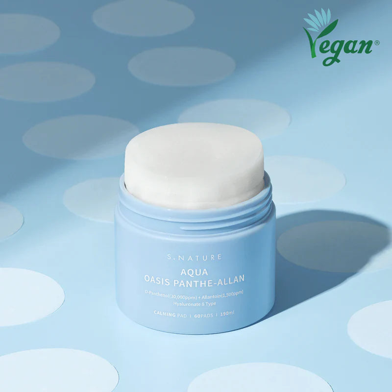Toniko padeliai "Aqua Oasis Panthe-Allan Calming Pad", 60 vnt.