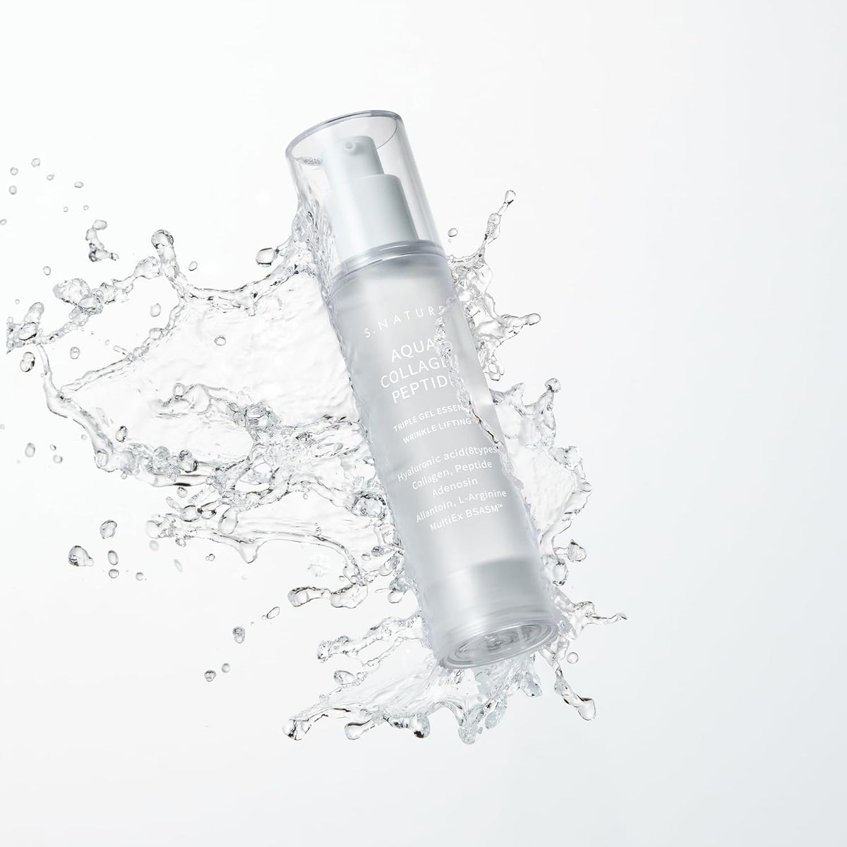 Elastingumo suteikianti veido esencija "Aqua Collagen Peptide Triple Gel Essence", 50 ml