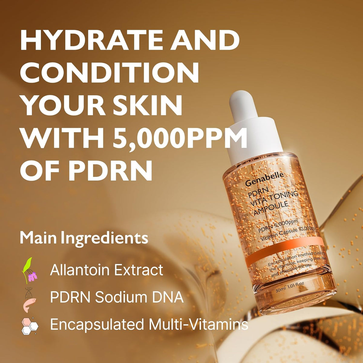 Veido serumas "PDRN Vita Toning Ampoule", 30 ml