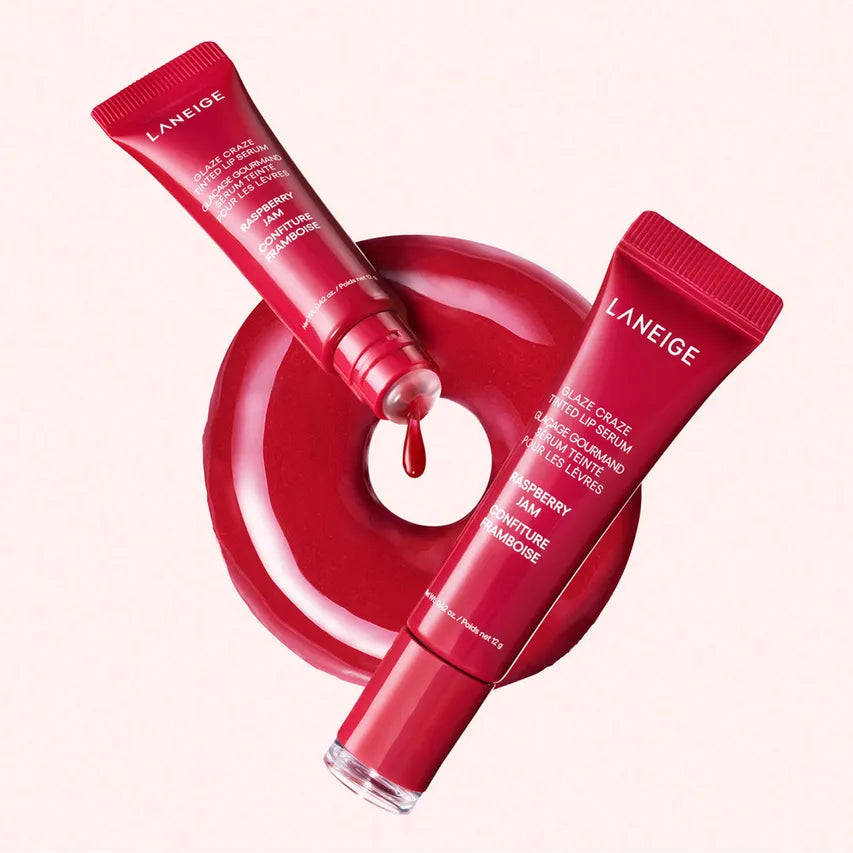Lūpų balzamas - serumas su atspalviu "Glaze Craze Tinted Lip Serum (Raspberry Jam)", 12 g