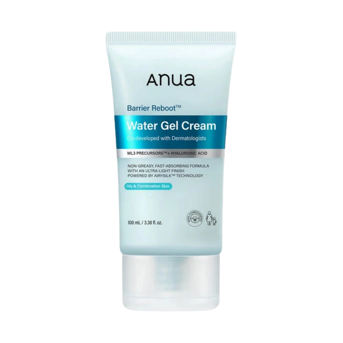 Lengvas drėkinamasis gelinis kremas odos barjerui stiprinti ir paraudimui mažinti "Barrier Reboot Water Gel Cream", 100 ml