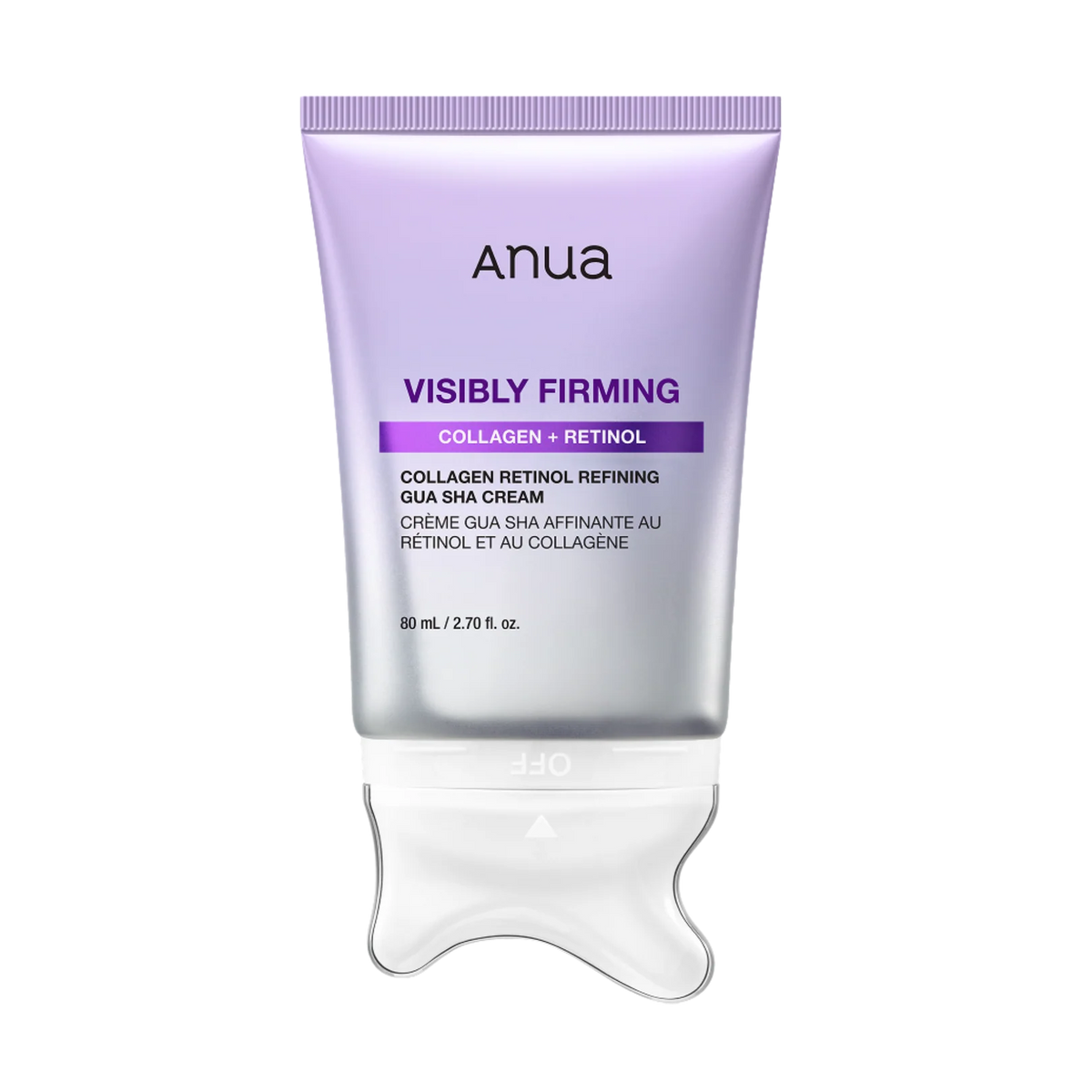 Stangrinamasis kremas su retinoliu, kolagenu ir Gua Sha masažuokliu "Collagen Retinol Refining Gua Sha Cream", 80 ml