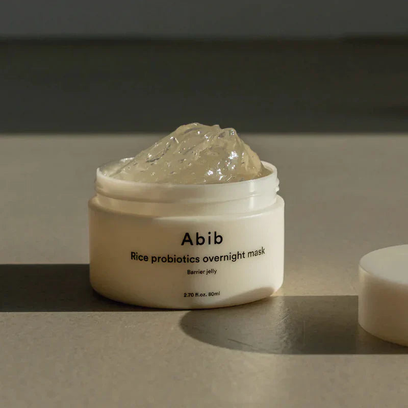 Naktinė veido kaukė "Rice Probiotics Overnight Mask Barrier Jelly", 80 ml