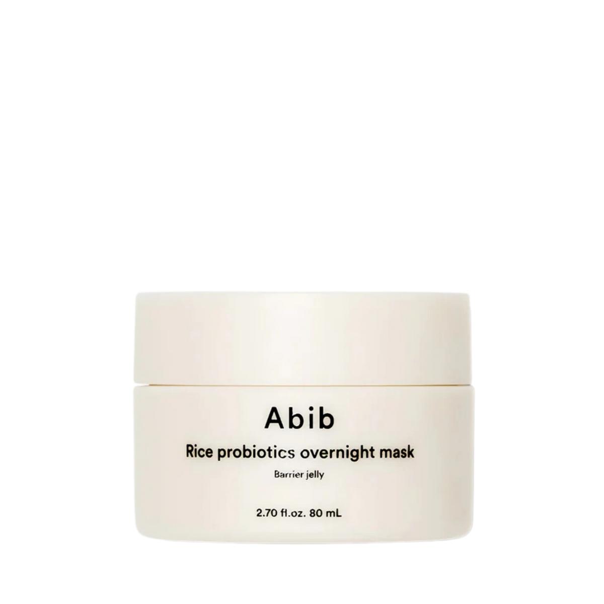 Naktinė veido kaukė "Rice Probiotics Overnight Mask Barrier Jelly", 80 ml