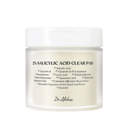 Šveičiamieji veido toniko padeliai su 2 % salicilo rūgštimi "2% Salicylic Acid Clear Pad", 65 vnt.