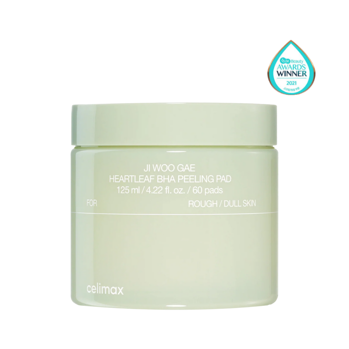 Šveičiamieji toniko padeliai "Ji Woo Gae Heartleaf BHA Peeling Pad", 60 vnt.