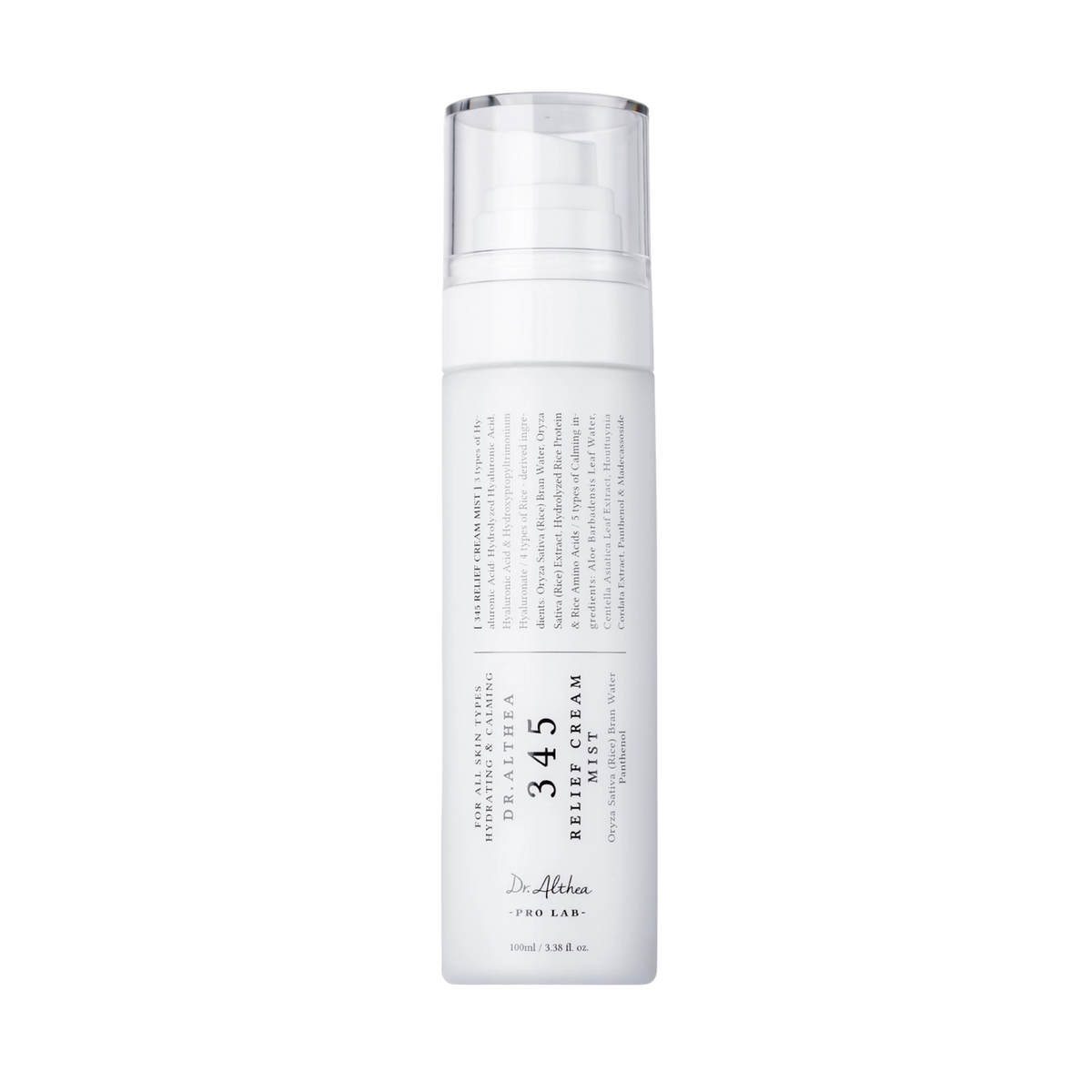 Dvifazė veido dulksna "345 Relief Cream Mist", 100 ml