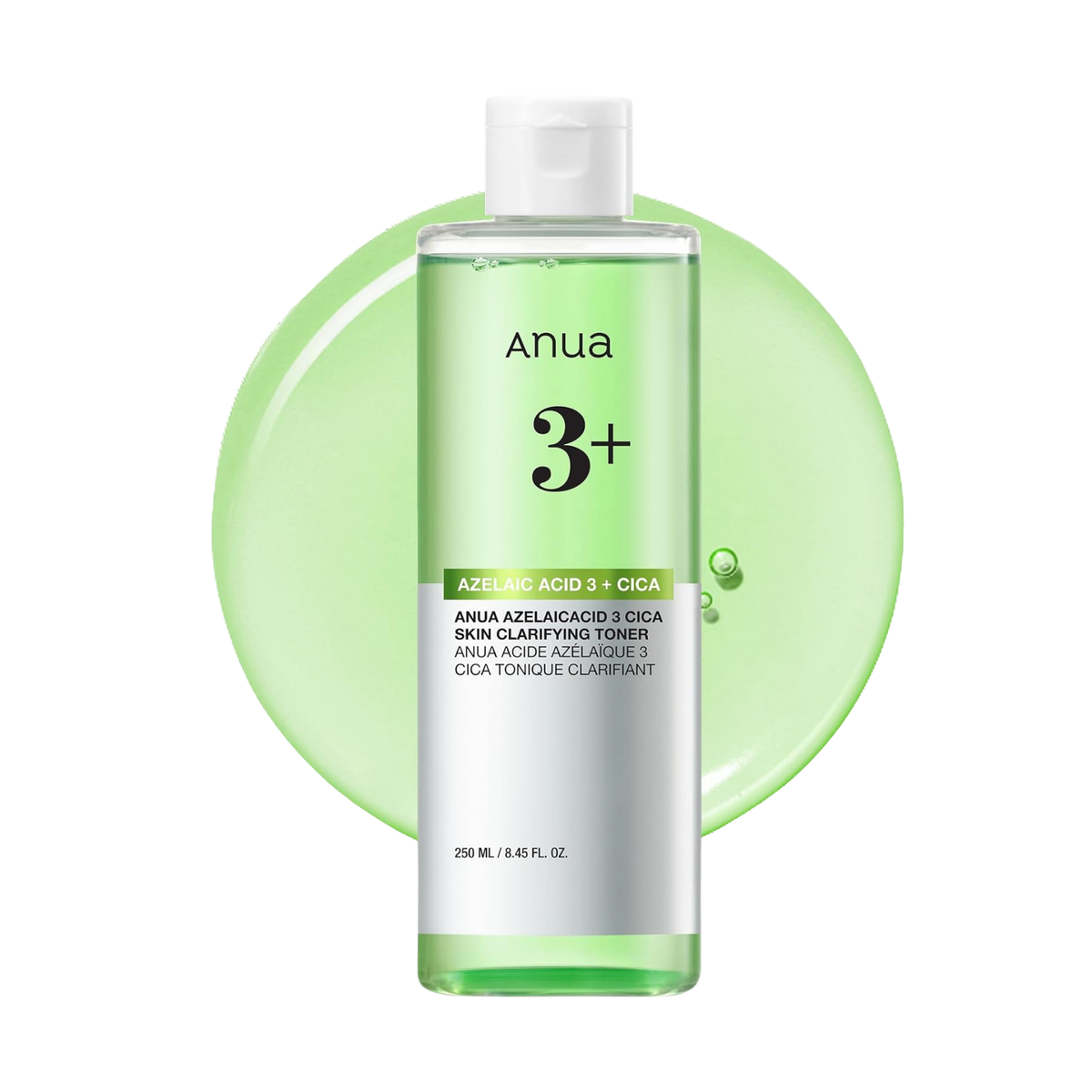 Raminamasis tonikas raustančiai odai su 3 % azelaino rūgštimi "Azelaic Acid 3 Cica Skin Clarifying Toner", 250 ml