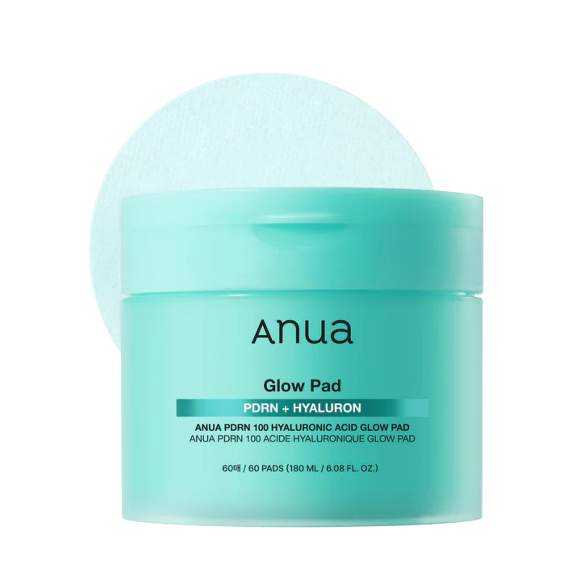 Drėkinamieji toniko padeliai "PDRN 100 Hyaluronic Acid Glow Pad", 60 vnt.