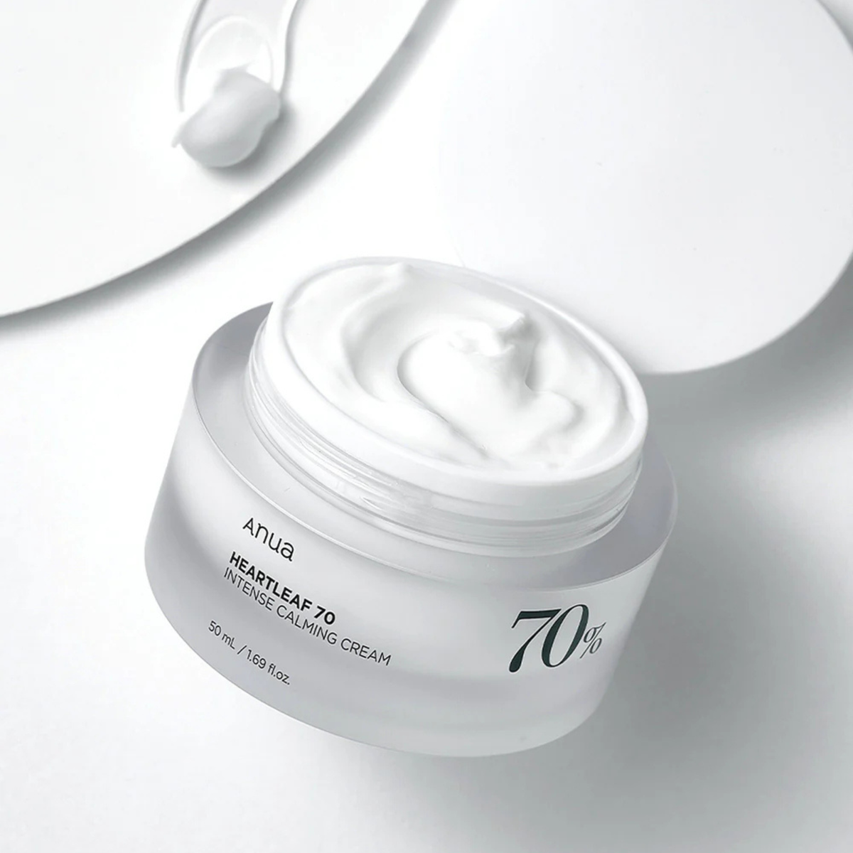 Raminamasis veido kremas "Heartleaf 70% Intense Calming Cream", 50 ml