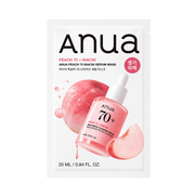 Veido kaukė su persikų ekstraktu ir niacinamidu "Peach 70 Niacin Serum Mask", 25 ml