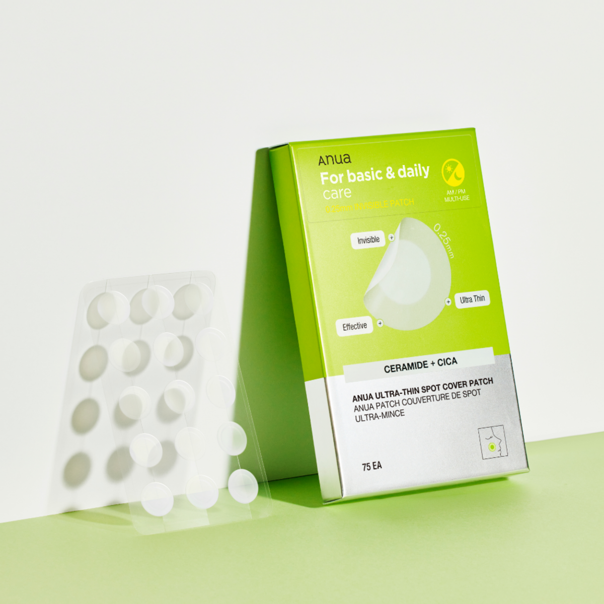 Itin ploni pleistrai spuogams "Ultra-Thin Spot Cover Patch", 75 vnt.